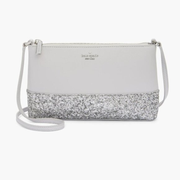 kate spade Handbags - NEW Kate Spade New York Flash Crossbody Bag in Grey (Silver)​